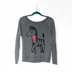 HPZ Zebra with pink neck tie long sleeve shirt